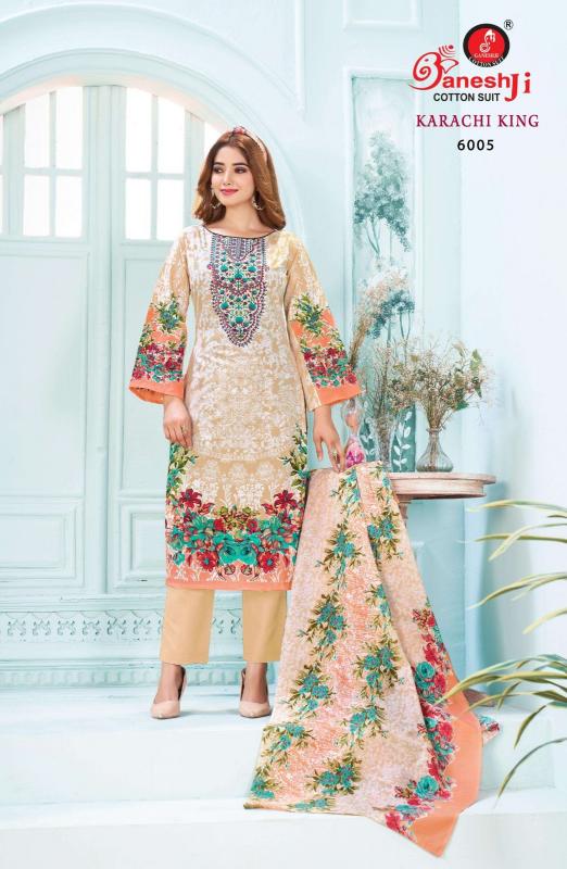 Ganeshji karachi king vol-6 wholesale dress material online shops kolkata